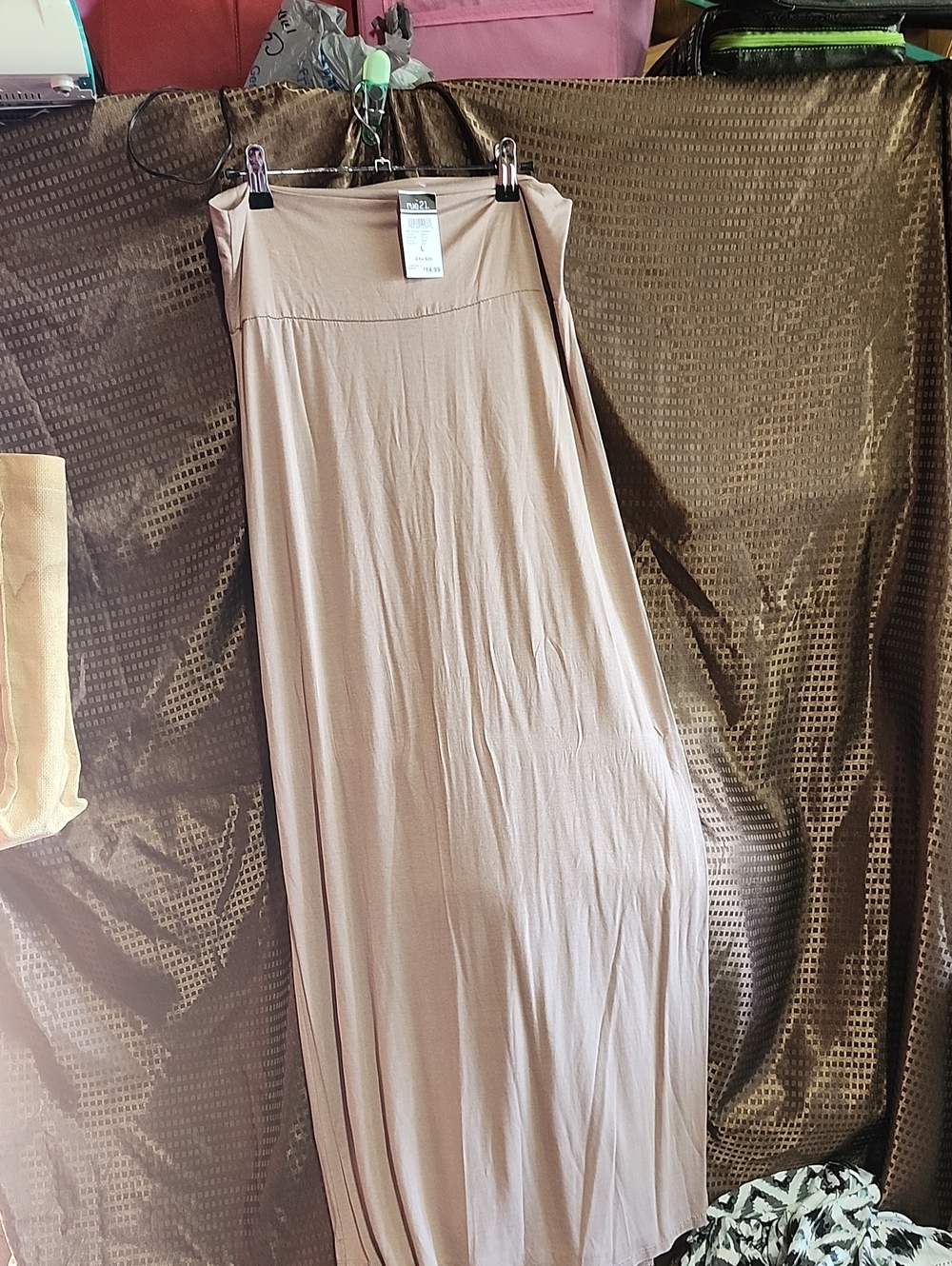 Rue21 Neutral Taupe Maxi Skirt